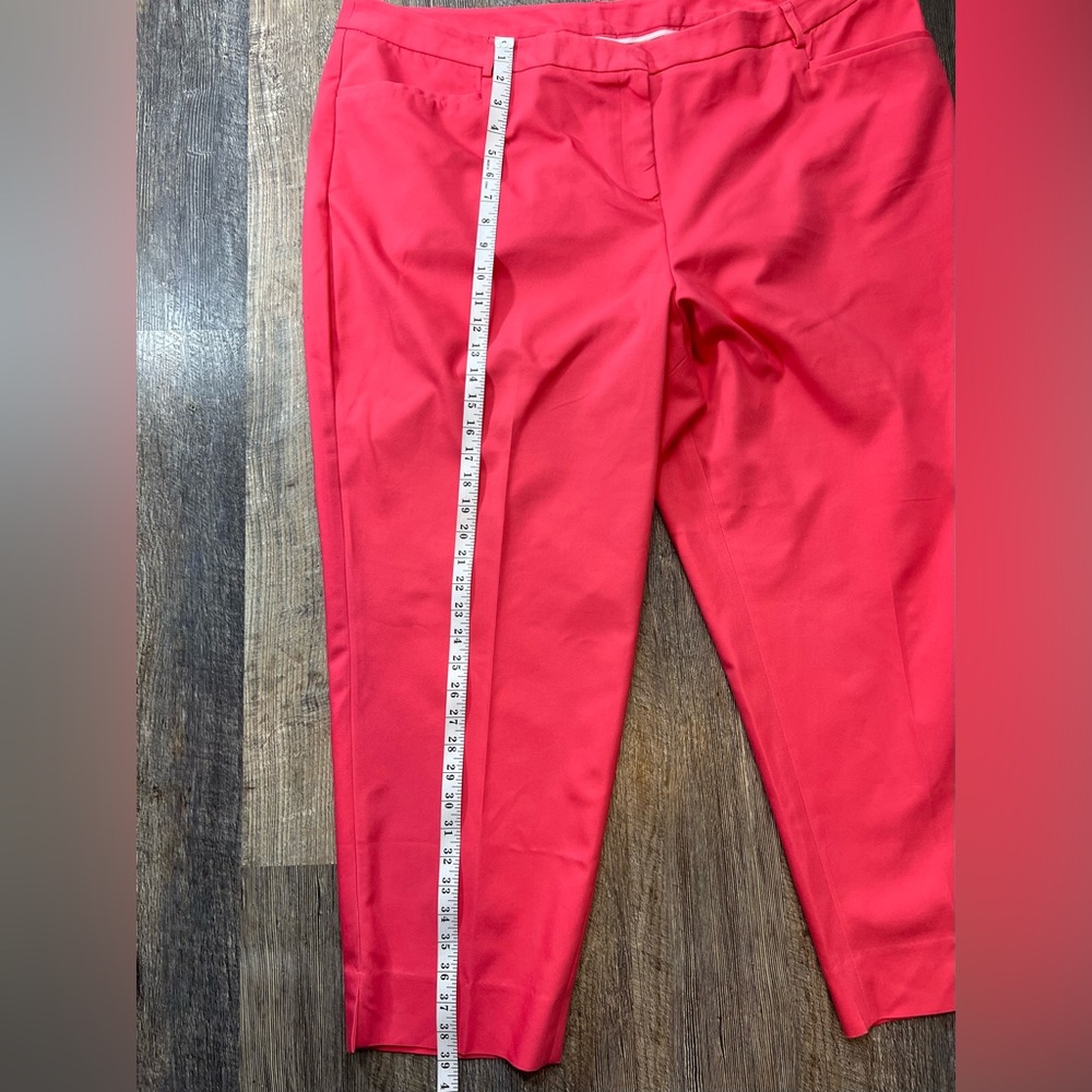Lane Bryant Women's Plus Coral Ankle Pants Size 26 - Picture 6 of 10